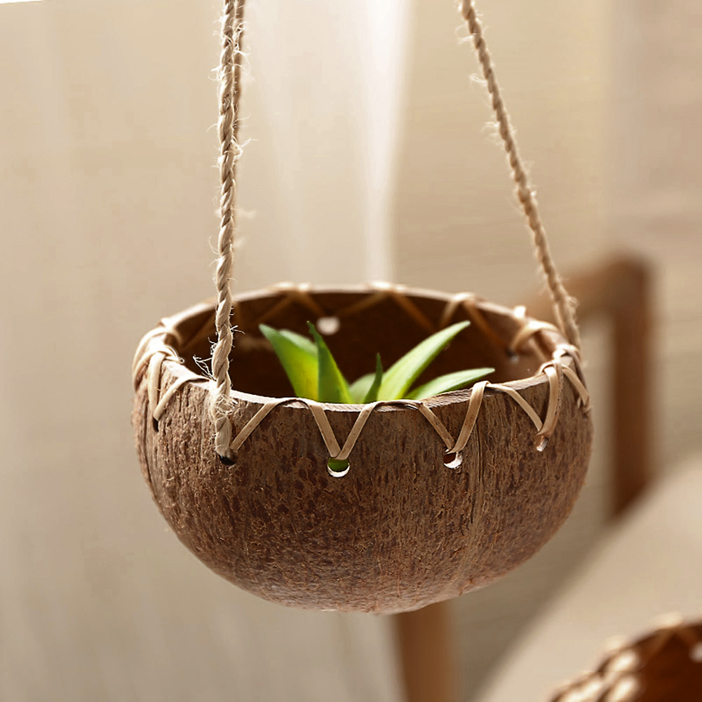 Wholesale direct sale lace plant hanging basket flowerpot