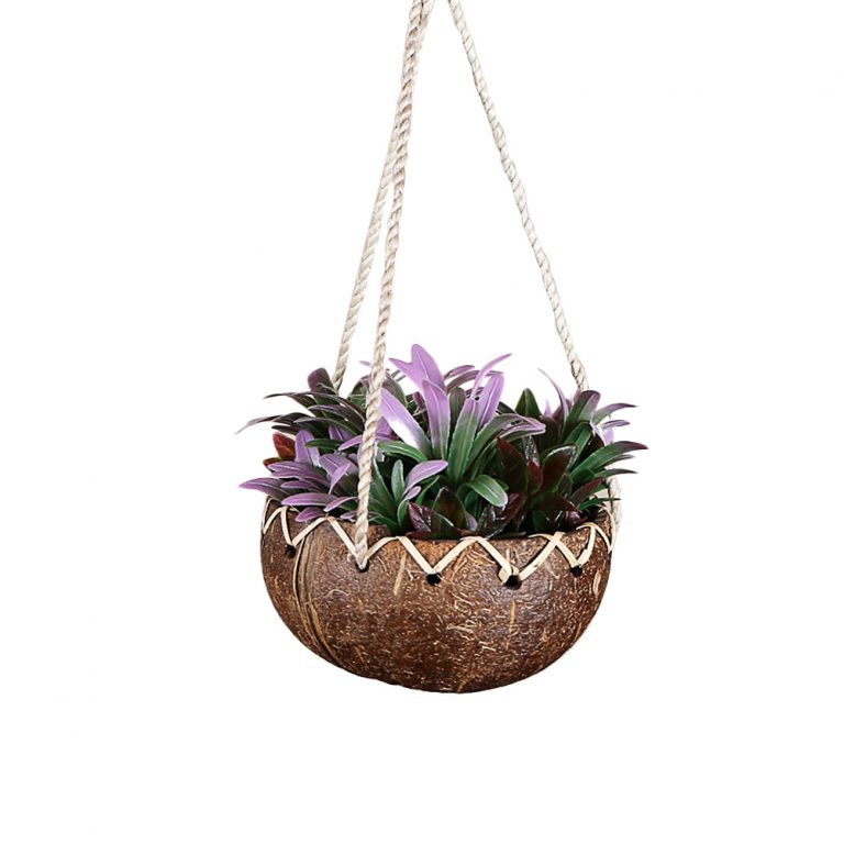 Wholesale direct sale lace plant hanging basket flowerpot