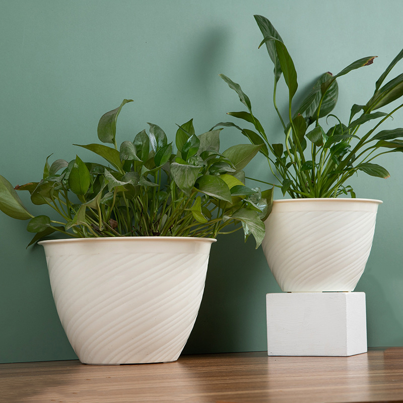 Custom modern decorative plastic plant pots
