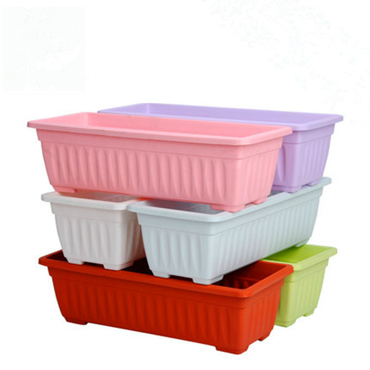 Rectangular plastic plant pots wholesale